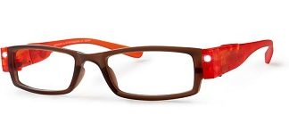 TWINS SILVER MOONLIGHT LED OCCHIALE PREMONTATO ARANCIONE +2,5