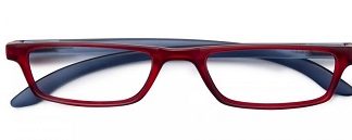 TWINS SILVER TRENDY OCCHIALE PREMONTATO ROSSO/BLU +3,5