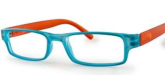 TWINS GOLD BOSTON OCCHIALE PREMONTATO LIGHT BLU/ARANCIO + 1,00