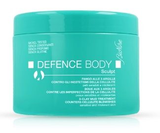 DEFENCE BODY ANTICELLULITE FANGO ALLE 3 ARGILLE VASO 500 G