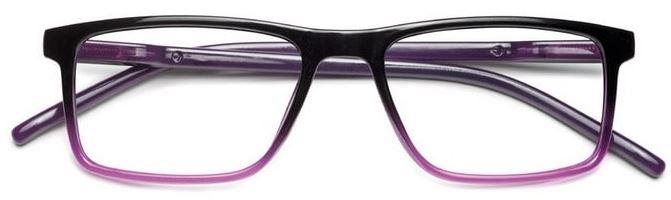 OCCHIALE DA LETTURA PREMONTATO TWINS GOLD DETRIOT VIOLA +2,00