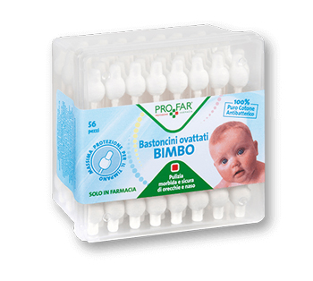 PROFAR BASTONCINI OVATTATI BAMBINI 56 PEZZI