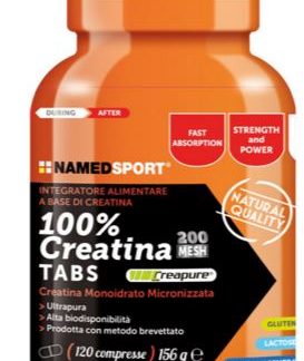 CREATINA 100% 120 COMPRESSE