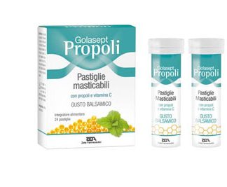 GOLASEPT PROPOLI 24 COMPRESSE MASTICABILI BALSAMICHE