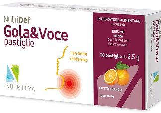 NUTRIDEF GOLA & VOCE ARANCIA 20 PASTIGLIE