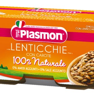 PLASMON OMOGENEIZZATO LENTICCHIE 2 X 80 G