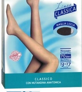 SAUBER CLASSICO COLLANT 70 DENARI MAGLIA LISCIA CIOCCOLATO 2
