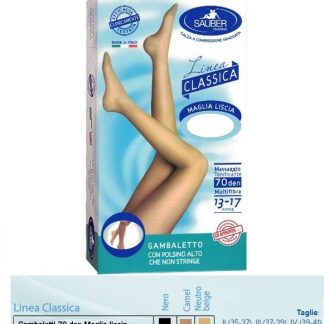 SAUBER GAMBALETTO MAGLIA LISCIA 70 DENARI CAMEL 3