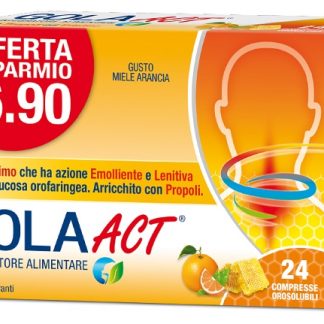 GOLA ACT MIELE ARANCIA 24 COMPRESSE SOLUBILI 33,6 G