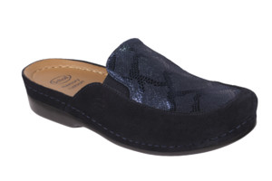 OLARA SUEDE + REPTILE SYNTETHIC WOMENS NAVY BLUE 38 MATERIALE TOMAIA PELLE SCAMOSCIATA+MICROFIBRA STAMPATA FODERA TOMAIA TESSUTO SOTTOPIEDE SIMILPELLE SUOLA PU FITTING F AW18 1 PAI