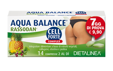 AQUA BALANCE RASSODAN CELL FORTE 7 DAYS 14 COMPRESSE DIETALINEA