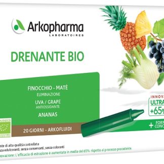 ARKOFLUIDI ULTRA SUONI DRENANTE BIO 20 FIALE