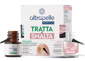 ALTRAPELLE MEDICAL TRATTA E SMALTA SOLUZIONE UNGUEALE 7 ML + SMALTO 5 ML