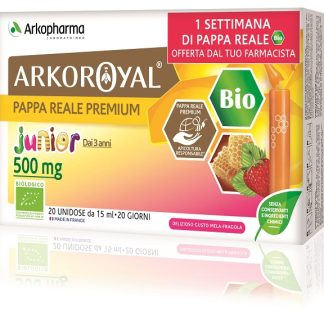 ARKOROYAL JUNIOR PAPPA REALE 500MG BIO 20 FIALOIDI PROMO