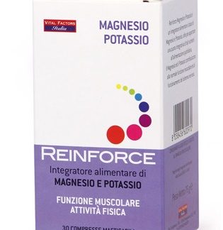 REINFORCE MAGNESIO + POTASSIO 30 COMPRESSE MASTICABILI