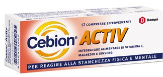 CEBION ACTIVE 12 COMPRESSE EFFERVESCENTI