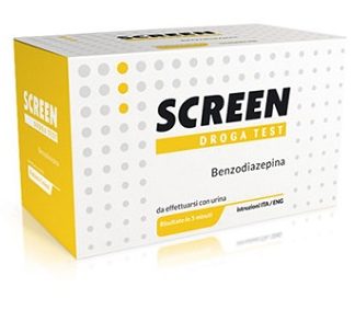 DROGA TEST CHE RILEVA UNA SOSTANZA BENZODIAZEPINE SCREEN DROGA TEST BENZODIAZEPINE