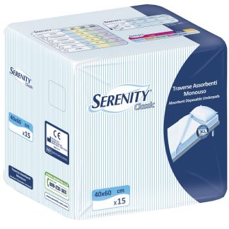 TRAVERSA SALVAMATERASSO SERENITYCLASSIC  XL MISURA 60X90CM 30 PEZZI