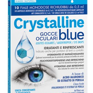 CRYSTALLINE BLUE GOCCE OCULARI MONODOSE 10 FIALE 0,5 ML