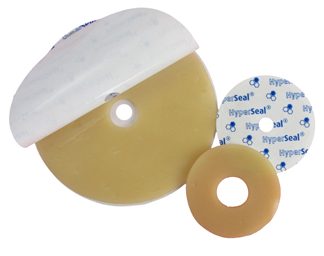 ANELLI IN IDROCOLLOIDE HYPERSEAL ADESIVI PROTETTIVI PER PELLLE PERISTOMALE CON MIELE DI MANUKA DIAMETRO ESTERNO 50 MM DIAMETRO INTERNO FORO 19 MM SPESSORE 2,5 MM 20 PEZZI