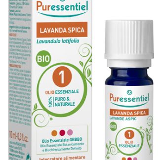 PURESSENTIEL LAVANDA SPICA OLIO ESSENZIALE BIO 10 ML