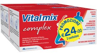 VITALMIX COMPLEX BIPACK 2 CONFEZIONI DA 12 FLACONCINI DA 12 ML