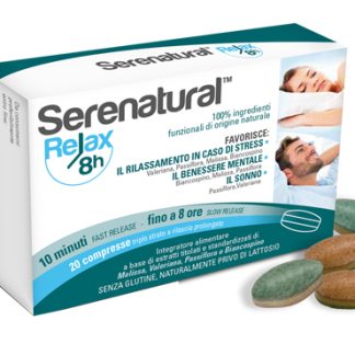 SERENATURAL RELAX 8H 20 COMPRESSE