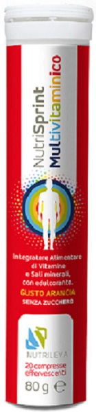 NUTRISPRINT MULTIVITAMINICO 20 COMPRESSE EFFERVESCENTI 80 G SENZA ZUCCHERO