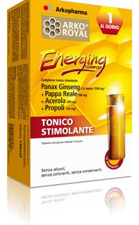 ARKOROYAL ENERGING COMPLEX 10 FLACONCINI UNICA DOSE