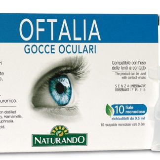 OFTALIA GOCCE OCULARI MONODOSE 2 STRIP DA 5 FIALE DA 0,5 ML