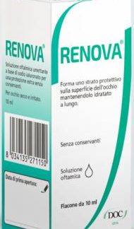 RENOVA COLLIRIO SOSTITUTO LACRIMALE A BASE DI ACIDO IALURONICO 0,4% FLACONE DA 10 ML SENZA CONSERVANTI
