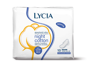 LYCIA COTONE ALI NOTTE 10 PEZZI