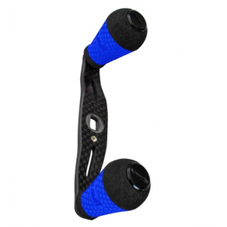 Lews Carbon Round Grip Blue