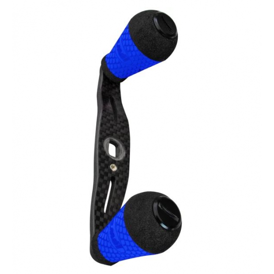 Lews Carbon Round Grip Blue