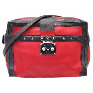 Louis Vuitton Leather weekend bag