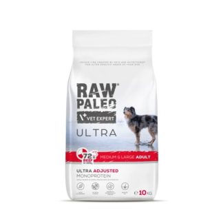 RAW PALEO ULTRA SUŅU MEDIUM/LARGE LIELLOPS 10KG Vet Expert
