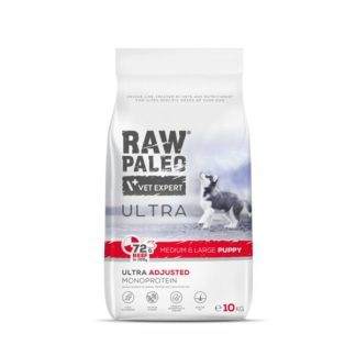 RAW PALEO ULTRA KUCĒNU MEDIUM/LARGE LIELLOPS 10KG Vet Expert