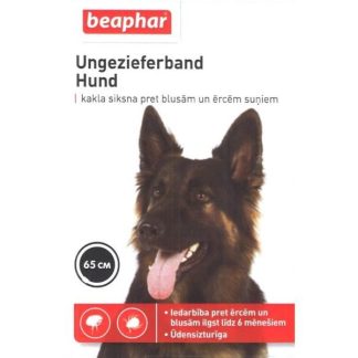 BEAPHAR UNGEZIEFERBAND HUND 3.9G KAKLA S 65CM SUŅIEM Derīguma termiņš: 21.06.2024