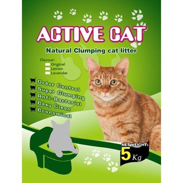 Active Cat Clumg ar zaļas tējas aromātu 5kg
