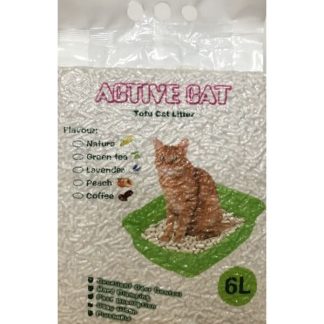 Active Cat Tofu Peach No Dabīgām Sojas Šķiedrām 6 L