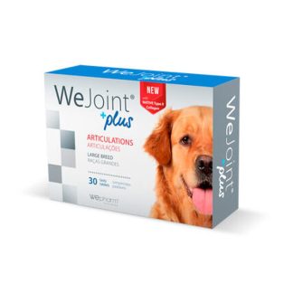 WeJoint plus Large Breed - locītavu funkciju atbalstam.