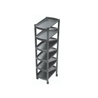 Algo 905FBHLF73CCE8GS Zig Zag Shoe Rack 11 Tier "Single"