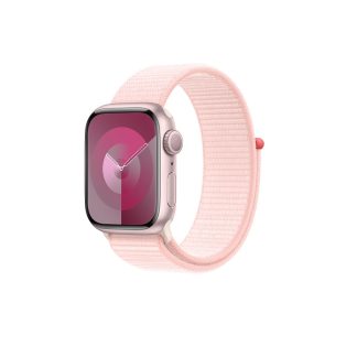 Apple 51FE7HLC18F969GS Apple Watch Series 9 41mm GPS Pink Aluminium Case with Pink Sport Loop