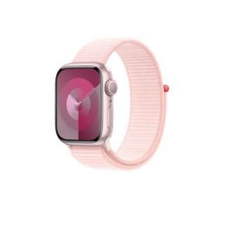 Apple 6C6C2HLB7560C2GS Apple Watch Series 9 45mm GPS  Pink Aluminium Case with Pink Sport Loop
