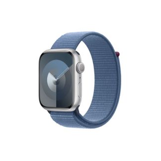 Apple CE552HL2C33486GS Apple Watch Series 9 GPS 41mm Silver Aluminium Case with Winter Blue Sport Loop