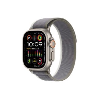 Apple 741C4HLC2FA3C0GS Apple Watch Ultra 2 Titanium Case with Green/Grey Trail Loop (M/L)