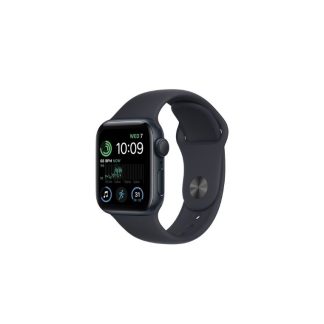Apple 7FADBHL5E88B28GS Apple Watch SE (2nd Generation) GPS 44mm Midnight Aluminium Case with Midnight Sport Band (M/L)