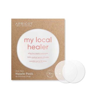 Apricot Beauty FFD54BE4EAE67AGS Apricot Beauty Nipple Pads With Aloe Vera (My Local Healer) 2pcs