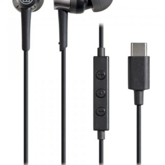 Audio Technica E4AE8ES11C5F74GS Audio Technica ATH-CKD3C In - Ear Headphones with USB Type C Connector, Black