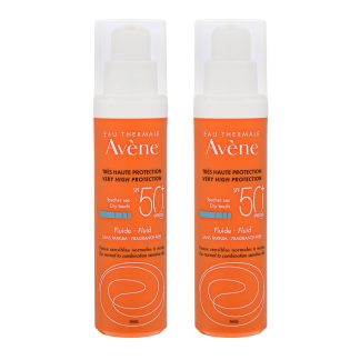 Avène F5918BEFE82A83GS Avène 2X Eau Thermale Very High Protection Fluid SPF 50+ 50ml UVB-UVA Protection